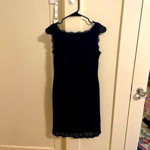 Adrianna Papell - Navy Blue Cocktail Dress - Size 4